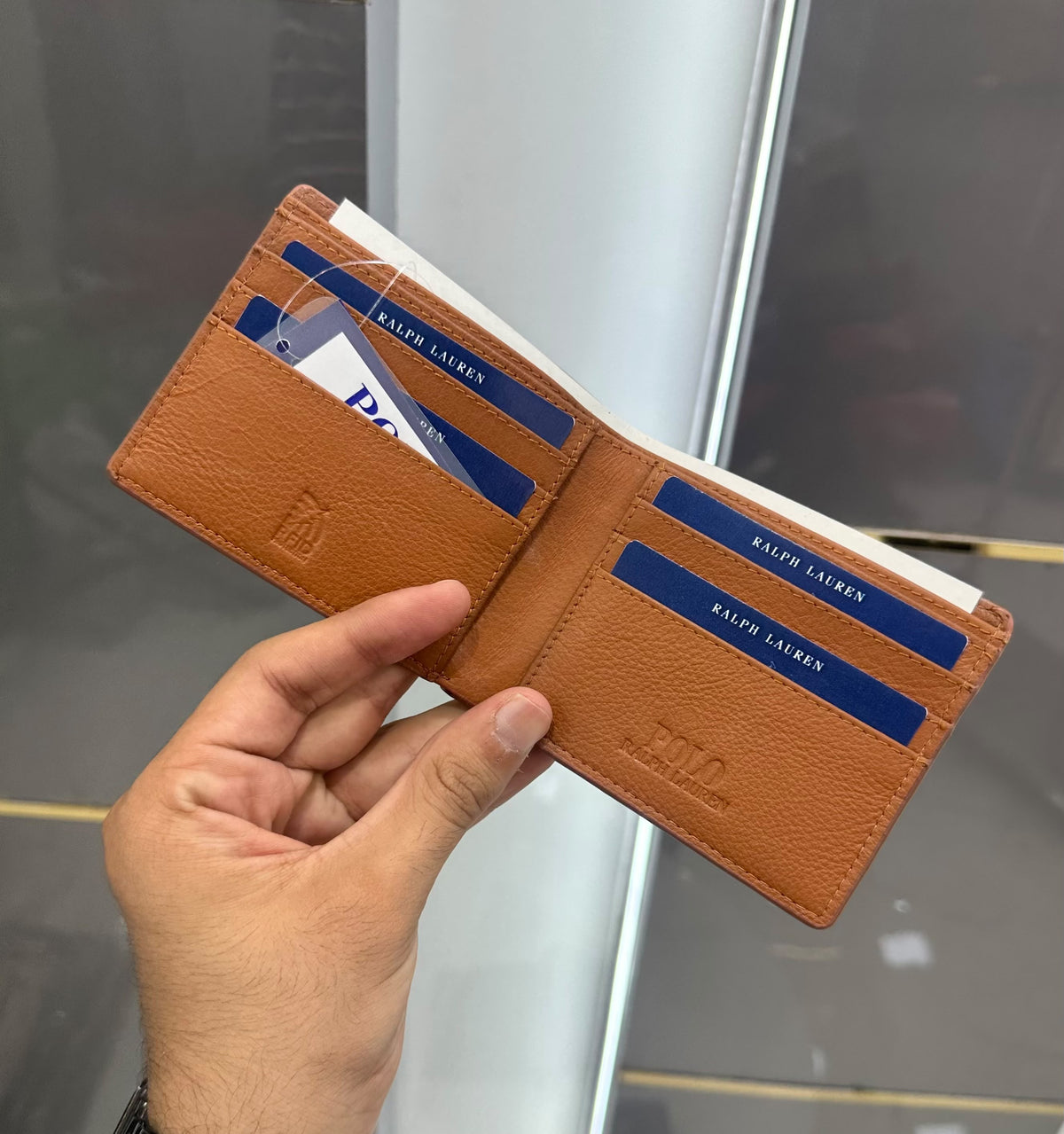 Ralph Lauren Polo Bear Leather Wallet