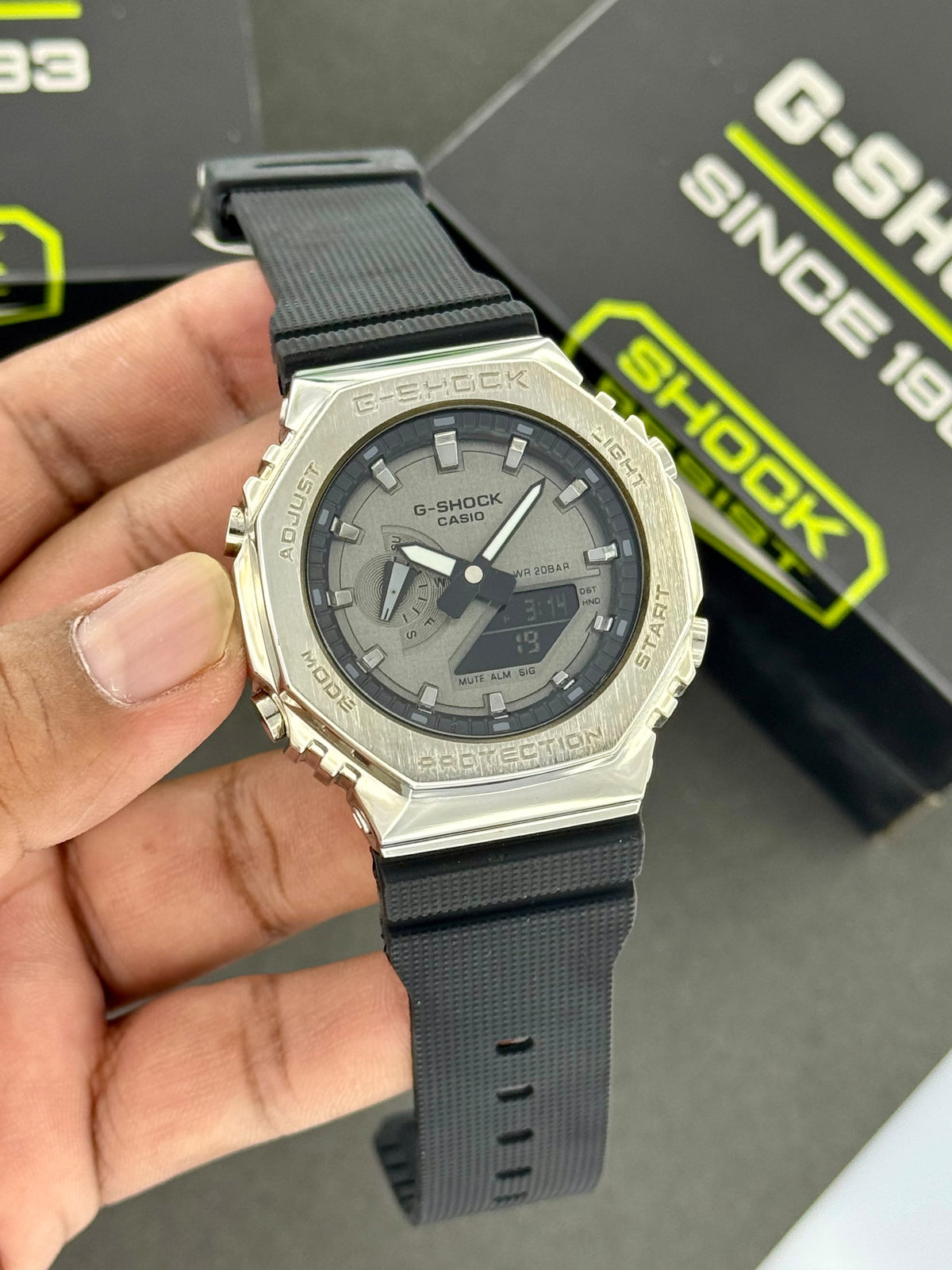 Casio G-Shock GBM-2100A-8B analog-digital watch