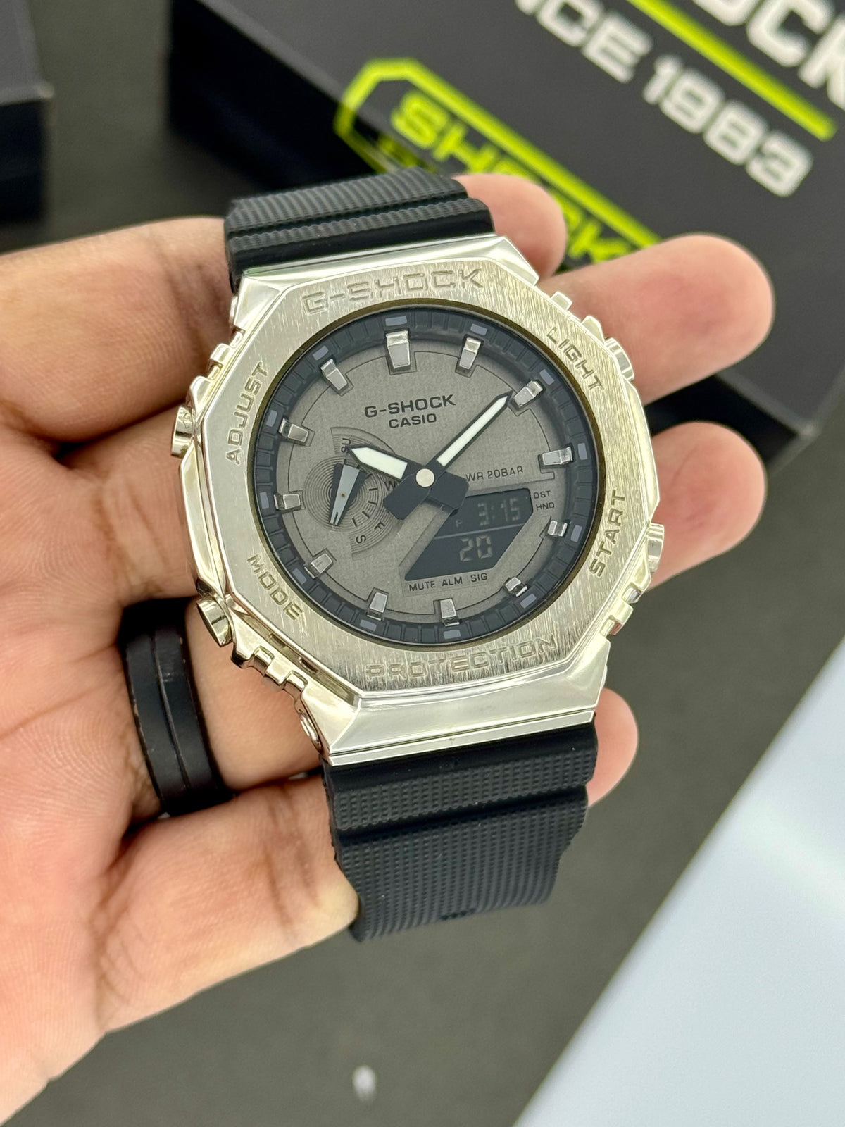 Casio G-Shock GBM-2100A-8B analog-digital watch