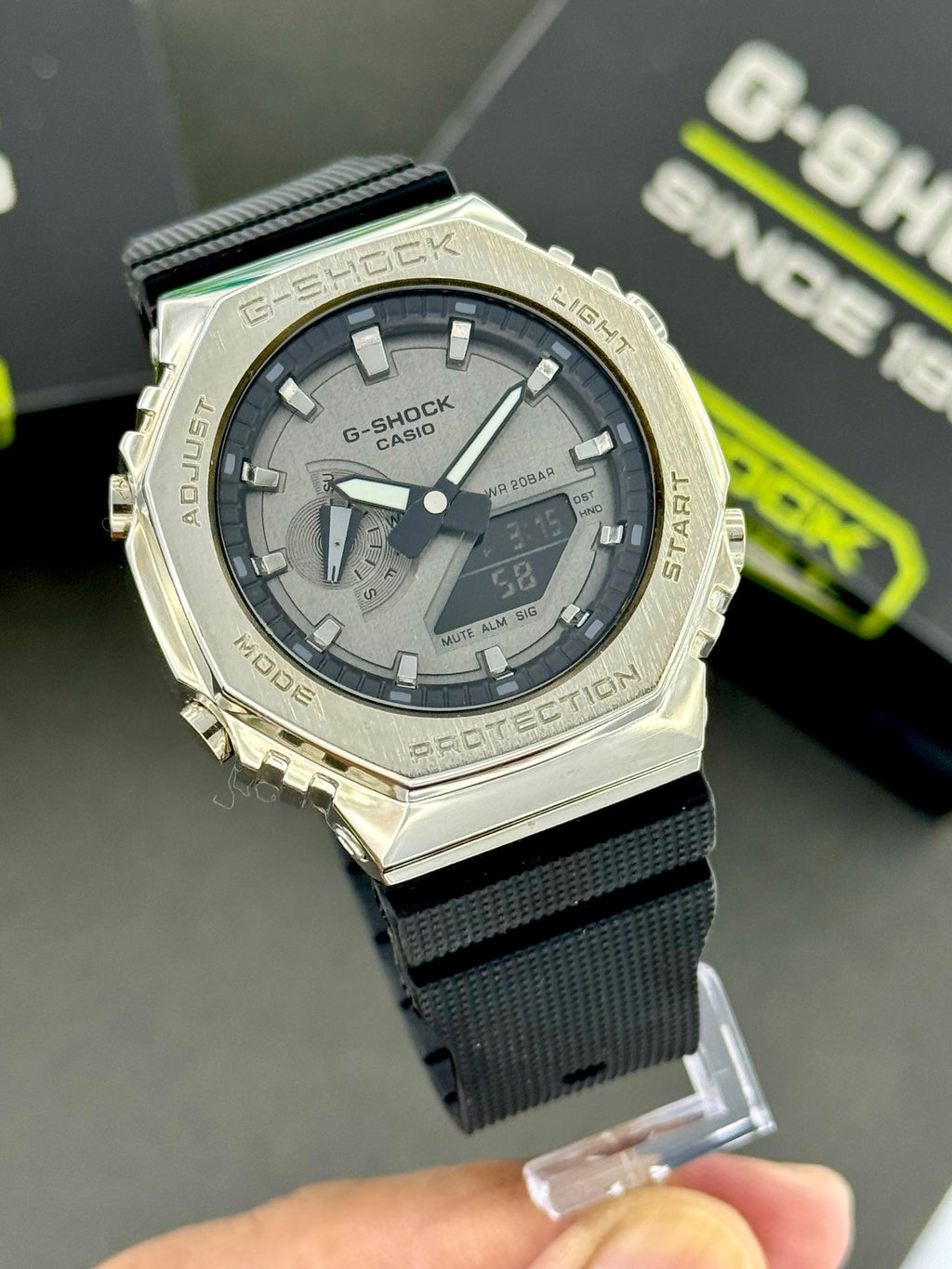 Casio G-Shock GBM-2100A-8B analog-digital watch